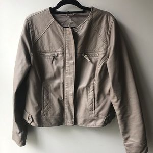 Faux Leather Jacket